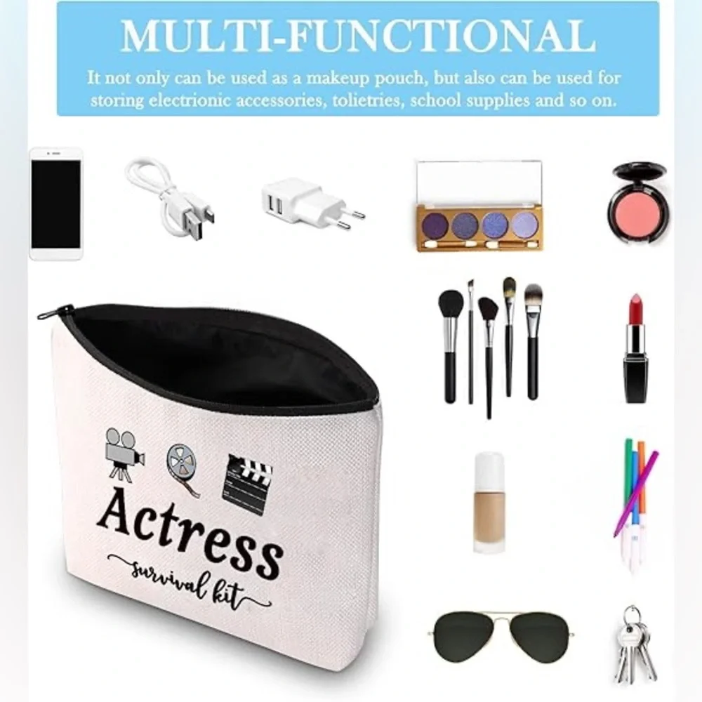GJTIM women’s Actress Survival Kit Graphic Makeup Bag
